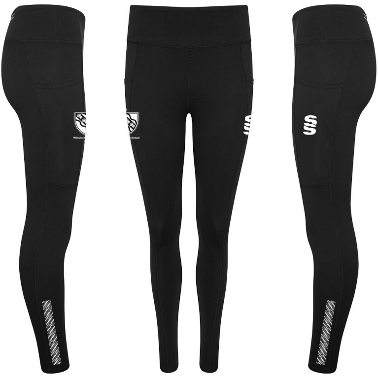 Performance Full Length Leggings : Black